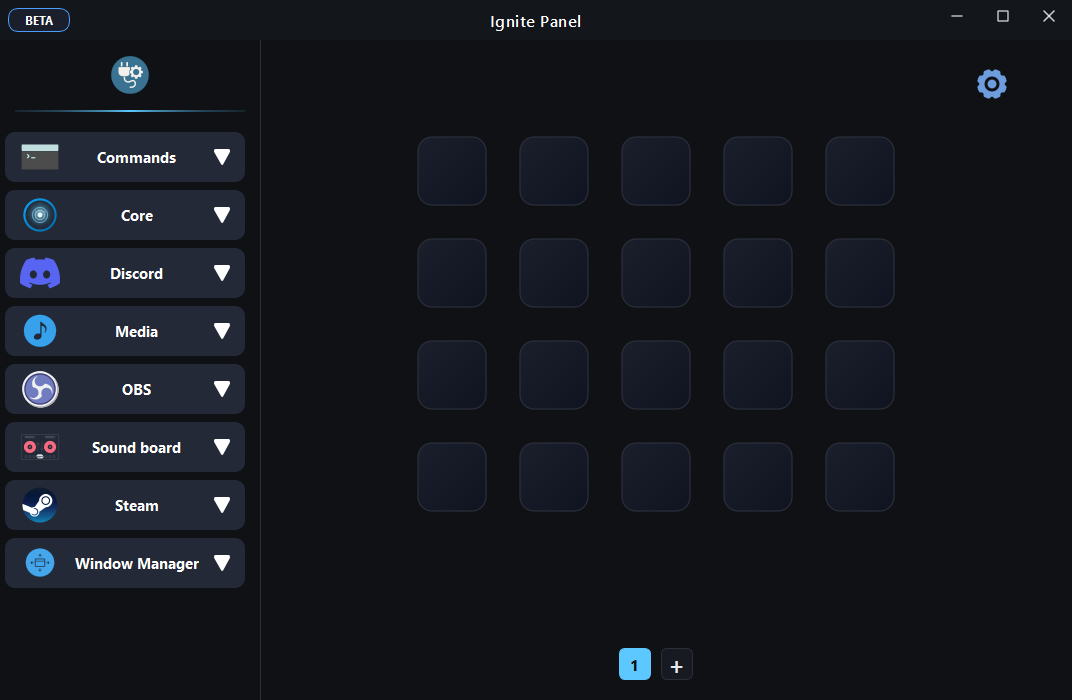 Ignite Panel Interface